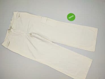 Women's Clothing: Material trousers for women, size M (EU 38) — 2