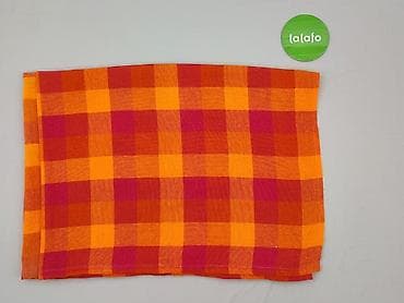 Towels: PL - Tablecloth 114 x 170, color - Orange, condition - Very good — 3