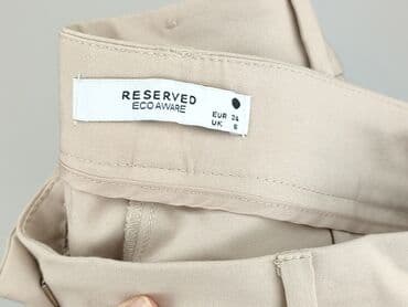 дешеве жіноче взуття: Reserved, Spodnie materiałowe damskie, rozmiar XS — 4