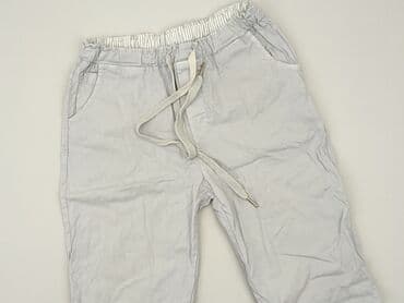 pluszowa kurtka z kapturem: Baby material trousers, 12-18 months, 80-86 cm, condition - Good — 1