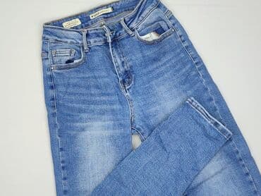 jeansy z asymetrycznym zapieciem: Used Jeans, Jeansy damskie, rozmiar S — 1