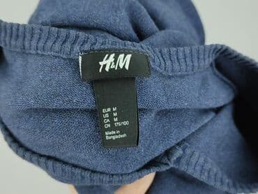 sweter z dekoltem v h m: H&M, Sweter dla mężczyzn, rozmiar M — 4