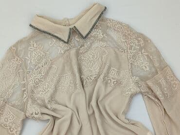 beżowe buty na koturnie ccc: Bluzka damska, rozmiar M — 1