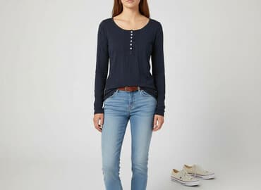 bluzki tommy hilfiger: Tex Woman, Bluzka damska, rozmiar L — 7