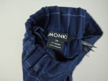 monki jeansy: Monki, Spodnie materiałowe damskie, rozmiar XS — 4