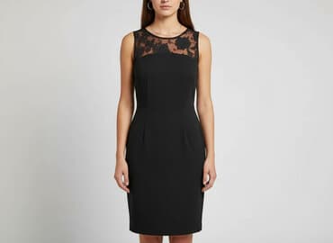 sukienka z przezroczystymi rękawami zalando: Women`s dress, size S — 1
