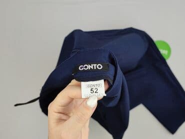 kapcie kapitan bomba: Gonto, Spodnie materiałowe damskie, rozmiar 6XL — 4