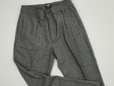 spodnie dresowe z napisami: Spodnie materiałowe damskie, S — 1