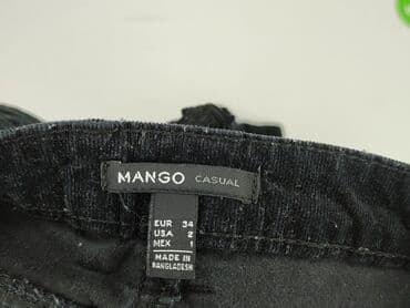 woskowane dżinsy: Mango, Spodnie materiałowe damskie, rozmiar XS — 4