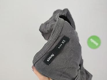 jasnoszary: Sinsay, T-shirt damski, rozmiar XS — 4