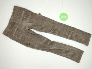 spodnie woskowane brązowe reserved: George, Material trousers for women, size M (EU 38) — 3