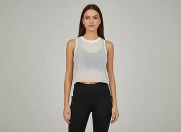 koszulki na ramiączkach zara: Terranova, T-shirt damski, rozmiar XS — 7