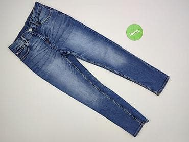 torby pull and bear: Spodnie jeansowe, H&M, 12 lat, 152, stan - Bardzo dobry — 2