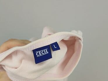 off pink t shirty: Cecil, T-shirt damski, rozmiar L — 5