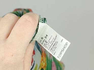 bluzki z printem: Topshop, Top damski, rozmiar XS — 4