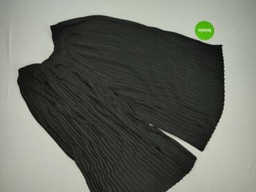 zara spodnie czarne szerokie: Zara, Spodnie 3/4 damskie, rozmiar M — 3