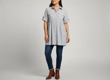 bluzki deni cler: Denim Co, Tunika damska, rozmiar 3XL — 6