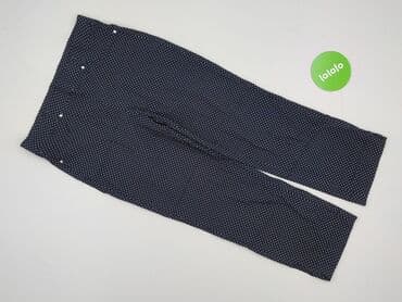 chinosy damskie granatowe: Canda, Spodnie materiałowe damskie, rozmiar M — 2