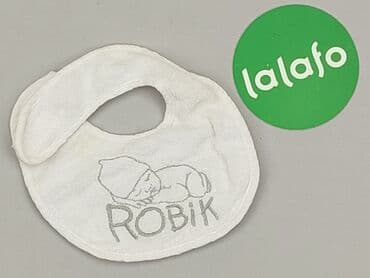 koszula z muslinu: Baby bib, color - White, condition - Good — 2
