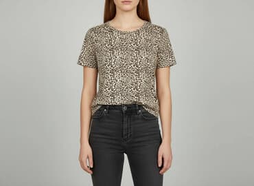 t shirty z panterka: T-shirt damski, rozmiar M — 1