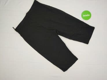 legginsy damskie marszczone: Spodnie 3/4 damskie, 3XL — 3