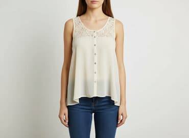 koszulka jedwabna intimissimi: Vila, Top damski, rozmiar L — 6