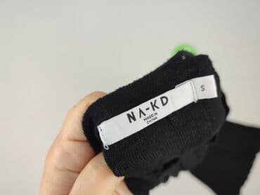 sukienki prążkowana czarna: NA-KD, Sukienka damska, rozmiar S — 4