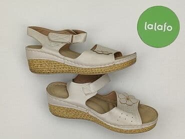 sandały koturna ccc: Sandals for women, size 41 — 4