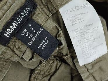 ciążowe spodnie: H&M, Spodnie 3/4 damskie, rozmiar S — 4