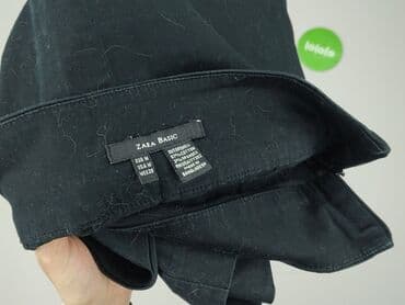 zara spodnie czarne z wysokim stanem: Zara, Spódnica damska, rozmiar M — 5