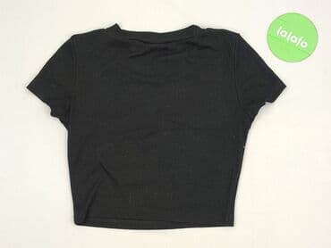 czarne t shirty basic: Shein, T-shirt damski, rozmiar S — 3