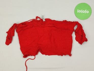 czerwony top stradivarius: New Yorker, Top damski, rozmiar XS — 3