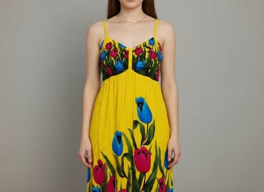 piękne sukienki maxi: Sukienka damska, rozmiar S — 1