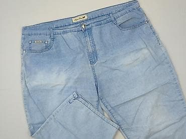 bluzki denim: Spodnie 3/4 damskie, rozmiar 4XL — 1