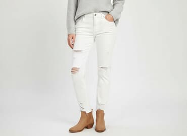 asos podarte jeansy: H&M, Jeansy damskie, rozmiar M — 7