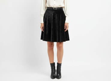 czarne spódnice welurowa: Orsay, Spódnica damska, rozmiar S — 1