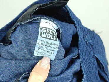 jeansy damskie ocieplane polarem: GREY WOLF, Spodnie materiałowe damskie, rozmiar XL — 5