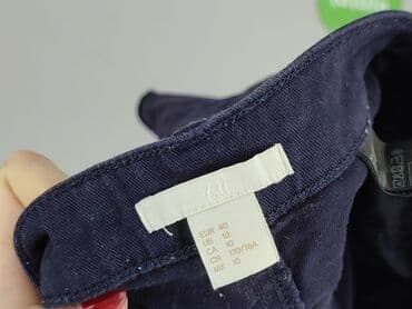 krótkie spodenki jeansowe damskie duże rozmiary: H&M, Szorty damskie, rozmiar L — 4