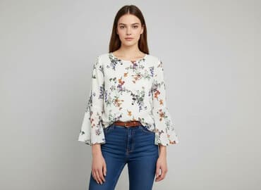 house bluzka z dlugim rekawem: House, Women's blouse, size S — 1