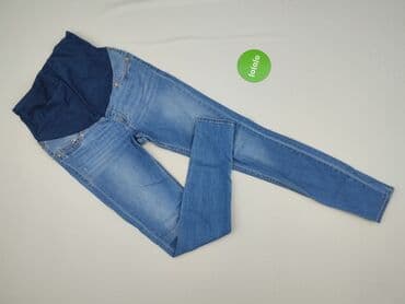 dżinsy ciążowe z dziurami: H&M Mama, Jeansy damskie, rozmiar S — 2