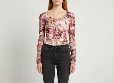 czerwone sandały na słupku ccc: Bluzka damska, rozmiar S — 6