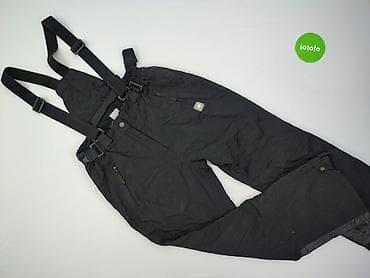 spodnie narty: Damskie spodnie narciarskie/snowboardowe z szelkami - Kolor: czarny - — 2