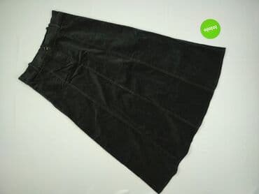 sztruksowa spódnice midi: Spódnica damska, rozmiar M — 4