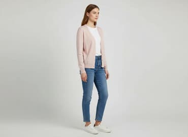 kurtki zimowe damskie c a: Kardigan damski, rozmiar S — 6