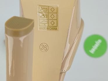 biale sandaly na platformie: Sandały damskie, rozmiar 36 — 4