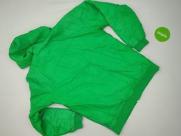 kurtki stoprocent: Męska kurtka z kapturem i podszewką dresową – zielona - Rozmiar: XL — 3