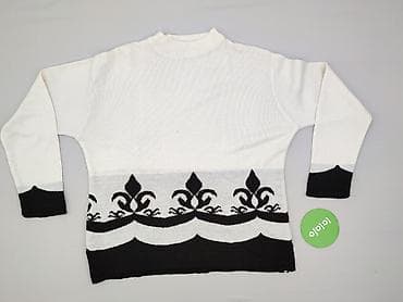 bialym: Sweter damski, rozmiar 5XL — 2