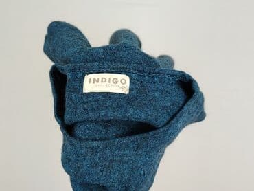 długi sweter sukienki: Indigo, Sukienka damska, rozmiar S — 4