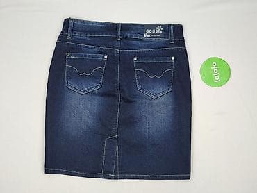 washed blue jeans: Spódnica damska, rozmiar L — 3