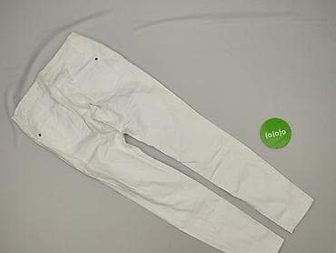 patchworkowe spodnie: Amisu, Spodnie materiałowe damskie, rozmiar S — 3